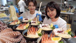 Beautiful Udon Noodle Masters! Selling 400 Bowls in a Day! l Korean street food