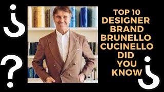Top 10 Little Known Facts About Luxury Designer Brand Brunello Cucinella