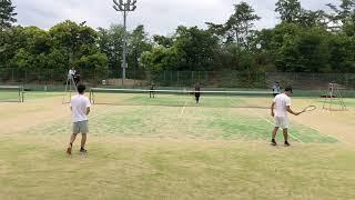 [ソフトテニス]瀬戸大会　鈴木　佐久間（あすなろクラブ）開発　大野（名大クラブ）