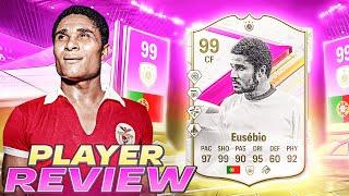 99 FUTTIES ICON EUSEBIO SBC PLAYER REVIEW - EA FC 24 ULTIMATE TEAM