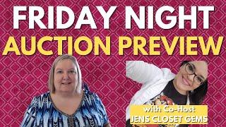 Auction PREVIEW for FRIDAY NIGHT SALE | Jens Closet Gems | Angie Resells | April 2nd