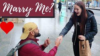 Proposing European Girls in Hindi | Indian Pranking Foreigners | by Indian Walker