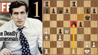 Outclassed! - Legendary Streak Continues | Fischer vs Larsen | (1971) | Game 1