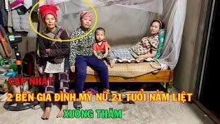 TIN MỚI HAI BÊN GIA ĐÌNH MỸ NỮ 21 TUỔI NẰM LIỆT 1 CHỖ NUÔI CON 7 THÁNG'' XUỐNG THĂM TRONG ĐÊM