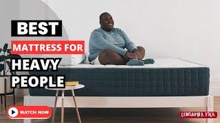 Top 5: BEST Mattress For Heavy People (2024)