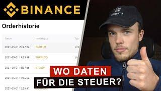 Binance Steuern ️ Trading Historie für Steuererklärung erhalten