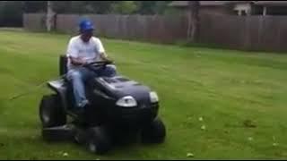 Cutting grass demo