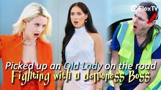 old lady VS. demoness Boss | A Flash Marriage With The Billionaire Tycoon |#movie #drama #love C0004