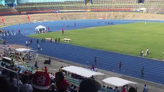 Camperdown Classic 2018. Christopher Taylor of Calabar 10.57  100m -3.4 wind