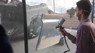 SPRAY PAINTING THE SERIES 2A LANDROVER | Part 1/4 #landrover