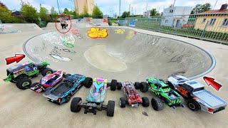 Welches FAHRZEUG macht die BESTEN STUNTS im POOL? - FATALE RC Skatepark Action!