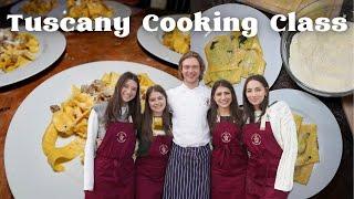 The most EPIC cooking class in a STUNNING villa in Tuscany, Italy!