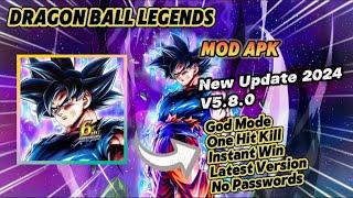 Dragon Ball Legends v5.8.0 Mod Apk God Mode One Hit New Update 2024