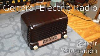 1948 General Electric Vacuum Tube Radio Restoration