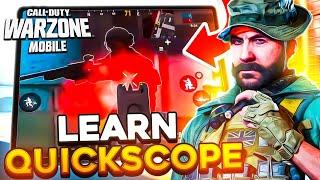 I LEARNED TO QUICKSCOPE IN WARZONE MOBILE IN 24 HRS!! (INSANE RESULTS)