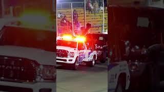 SPECTATOR DRAGS CRASH!!! DUALLY DIESEL TRUCK EATS THE WALL, CHEVY CRUZE ESCAPES!!!