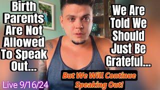 Tyler Baltierra Part:3 Q&A/Tyler Reveals That Society Oppresses Birth Parents, Why Adoptees Do Not…