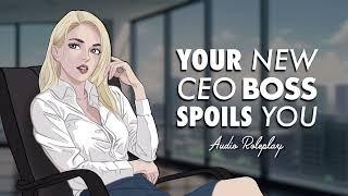 Your New CEO Boss Spoils You Silly (ASMR Audio Roleplay)