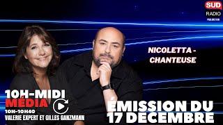 Nicoletta est l'invitée média du 17 décembre 2024