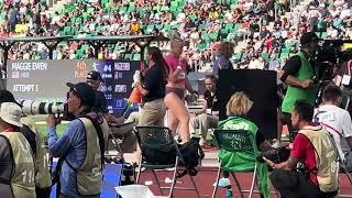 Women’s Shot Put, 2024 U.S. Olympic Trials, Maggie Ewen (18.62m; 61’ 1 ¼’’)