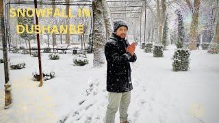 SNOWFALL IN DUSHANBE | TAJIKISTAN | VLOG# 3 | #medicalstudent #dushanbe