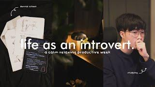 introvert diaries - a productive week in my life | dental med school uni vlog