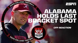 Alabama holds the FINAL SPOT in the CFP rankings ahead of Miami & Ole Miss | ESPN College Football