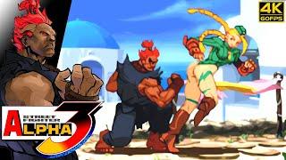 Street Fighter Alpha 3 - Akuma (Arcade / 1998) 4K 60FPS