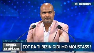 « Soirée de Campagne » : " Zot pa ti bizin Gidi mo moustass ! "