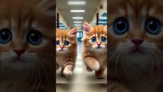 Little Munchkins gets mad! #funny #cat #ai #catlover #shorts #cute