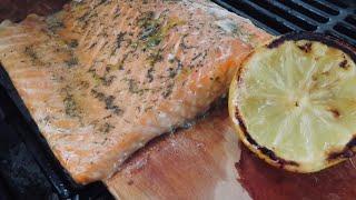 Grilled Cedar Plank Salmon