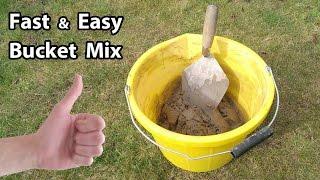 How to Mix small amount of Sand Cement Mortar by hand