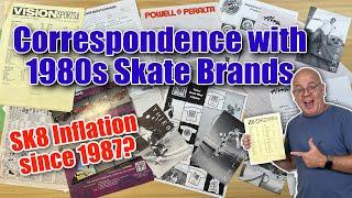 Skateboarding's Golden Era: 80s Mail from Powell Peralta, Vision & What Inflation Did!