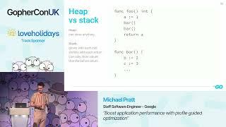 Boost application performance with profile guided optimization   Michael Pratt, Google