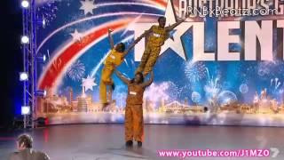 Afrikan Warriors - Australia's Got Talent 2011 Audition - FULL - Acrobatic Troupe