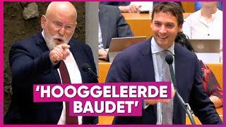 Timmermans zet 'professor' Baudet keihard op zijn plek