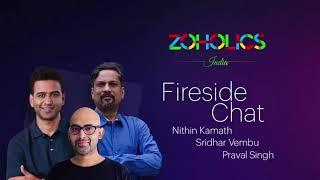 Zoholics India 2022 - Fireside Chat With Nithin Kamath & Sridhar Vembu | Bengaluru