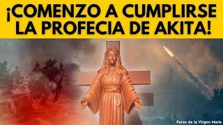 ¡Comenzó a Cumplirse la Advertencia de la Virgen en las Apariciones de Akita!