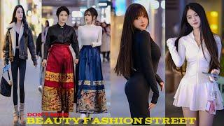 beautiful chinese girl street style fashions ️|street fashion girl #chinsesstreetfashion