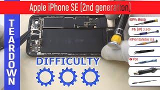 Apple iPhone SE (2nd generation) A2275, A2296, A2298  Teardown Take apart Tutorial