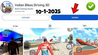 NEW UPDATE आ गया || ALL CHEAT CODES INDIAN BIKE DRIVING 3D NEW UPDATE 2025