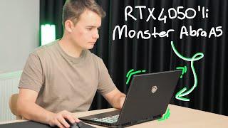 RTX 4050 ekran kartlı: Monster ABRA A5 v20.4.5 oyuncu laptop incelemesi