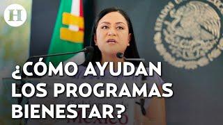 Pensiones, apoyo a mujeres y estudiantes, Ariadna Montiel comparte detalles de programas sociales