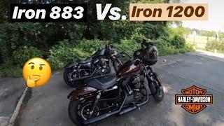 2019 iron 883 vs iron 1200