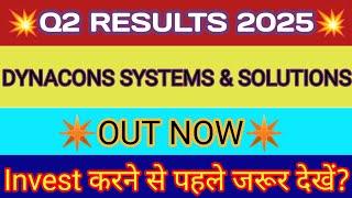 DSSL Q2 Results  DSSL Results DSSL Share Latest News Dynacons Systems & Solutions Ltd Latest News