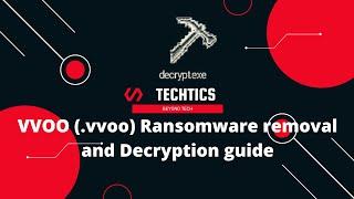 VVOO Ransomware | (.vvoo) Extension | Virus Removal and Decryption Guide | STOP/DJVU Ransom