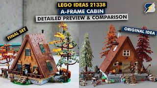 LEGO Ideas 21338 A-Frame Cabin - big change of concept, did it become better or worse?