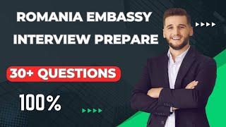 How To Pass Romanian Embassy Interview 2024 Prepare | Romania Work Visa Interview Embassy #interview