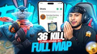 First time 1 vs 4 Full Map 36 kills  || Close to World Record ??? || Smooth 444