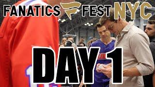 FANATICS FEST NYC DAY 1 WALKTHROUGH!